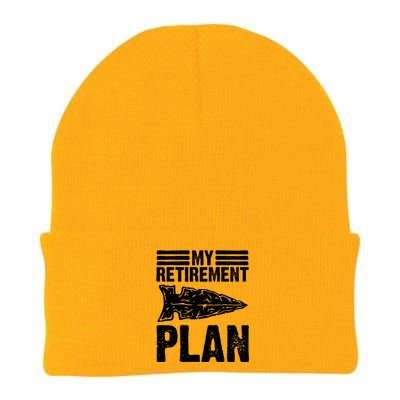 My Retiret Plan Artifact Collector Arrowhead Hunter Cool Gift Knit Cap Winter Beanie