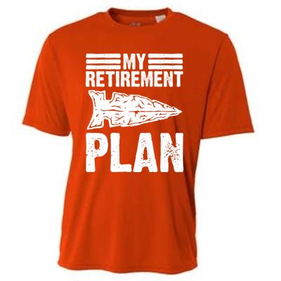 My Retiret Plan Artifact Collector Arrowhead Hunter Cool Gift Cooling Performance Crew T-Shirt