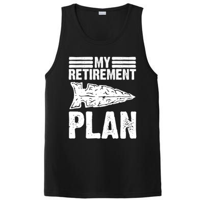 My Retiret Plan Artifact Collector Arrowhead Hunter Cool Gift PosiCharge Competitor Tank