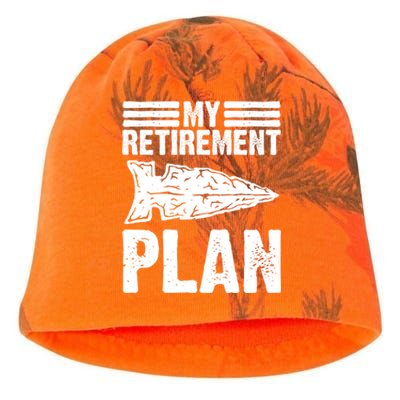 My Retiret Plan Artifact Collector Arrowhead Hunter Cool Gift Kati - Camo Knit Beanie