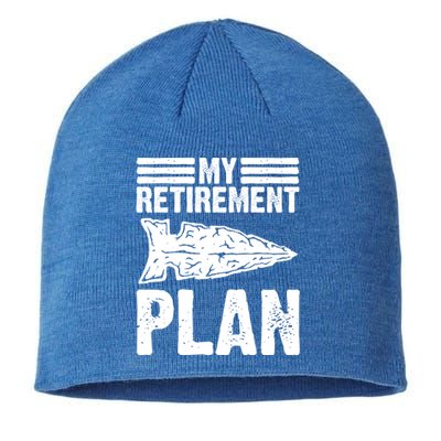 My Retiret Plan Artifact Collector Arrowhead Hunter Cool Gift Sustainable Beanie