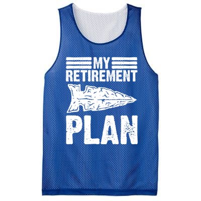 My Retiret Plan Artifact Collector Arrowhead Hunter Cool Gift Mesh Reversible Basketball Jersey Tank