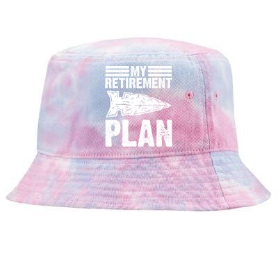 My Retiret Plan Artifact Collector Arrowhead Hunter Cool Gift Tie-Dyed Bucket Hat