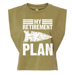 My Retiret Plan Artifact Collector Arrowhead Hunter Cool Gift Garment-Dyed Women's Muscle Tee