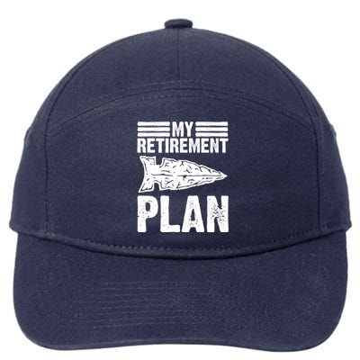 My Retiret Plan Artifact Collector Arrowhead Hunter Cool Gift 7-Panel Snapback Hat