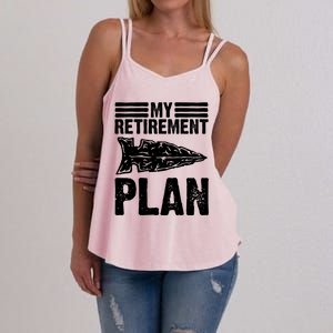 My Retiret Plan Artifact Collector Arrowhead Hunter Cool Gift Women's Strappy Tank