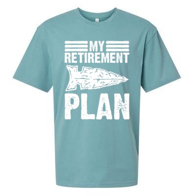 My Retiret Plan Artifact Collector Arrowhead Hunter Cool Gift Sueded Cloud Jersey T-Shirt