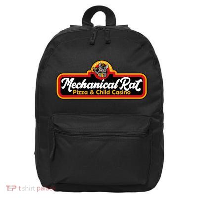 Mechanical Rat Pizza & Child Casino 16 in Basic Backpack