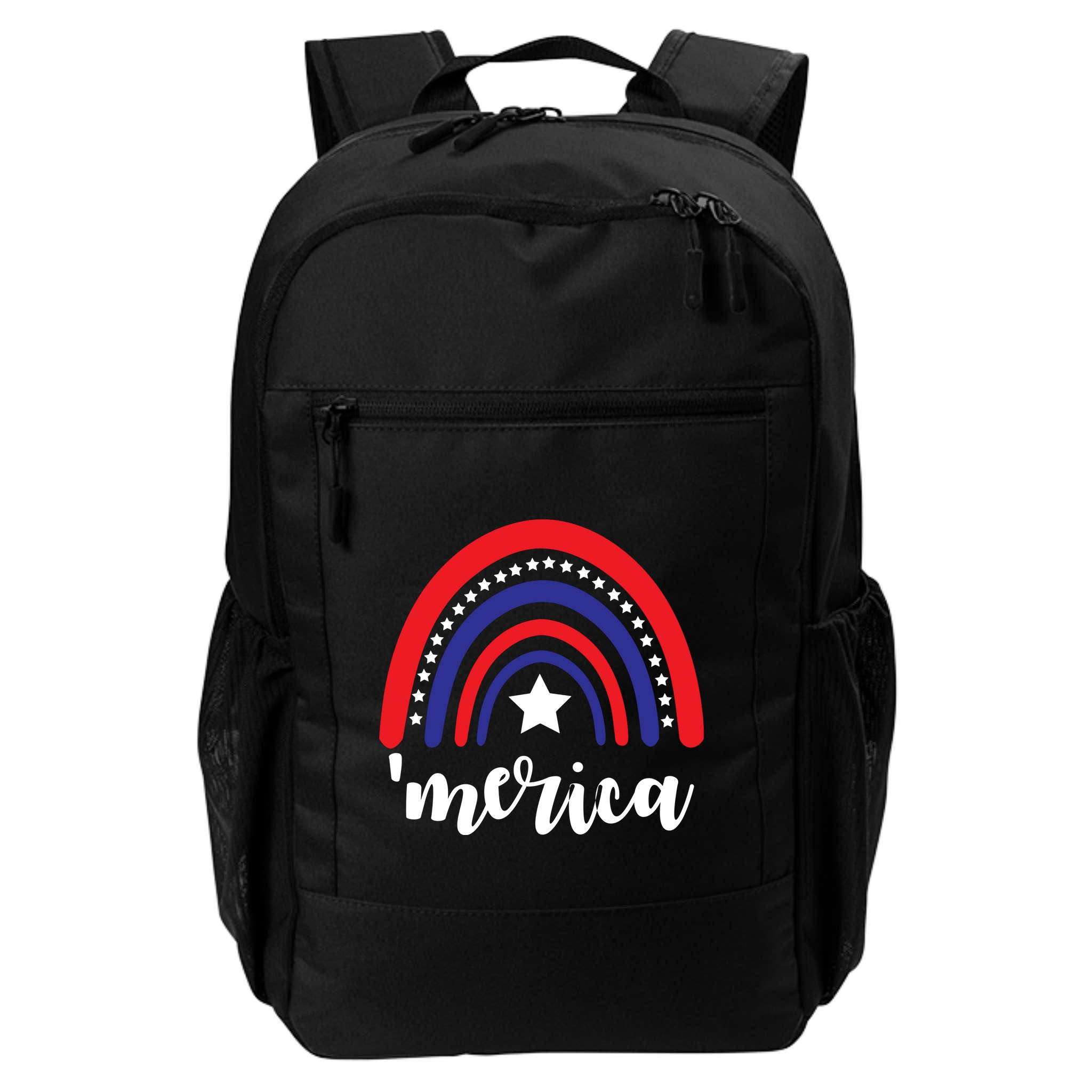 Merica Rainbow Patriotic 4th Of July Backpack