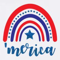 Merica Rainbow Patriotic 4th Of July Bucket Hat