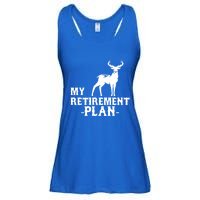 My Retiret Plan Deer Hunting Funny Gift Ladies Essential Flowy Tank