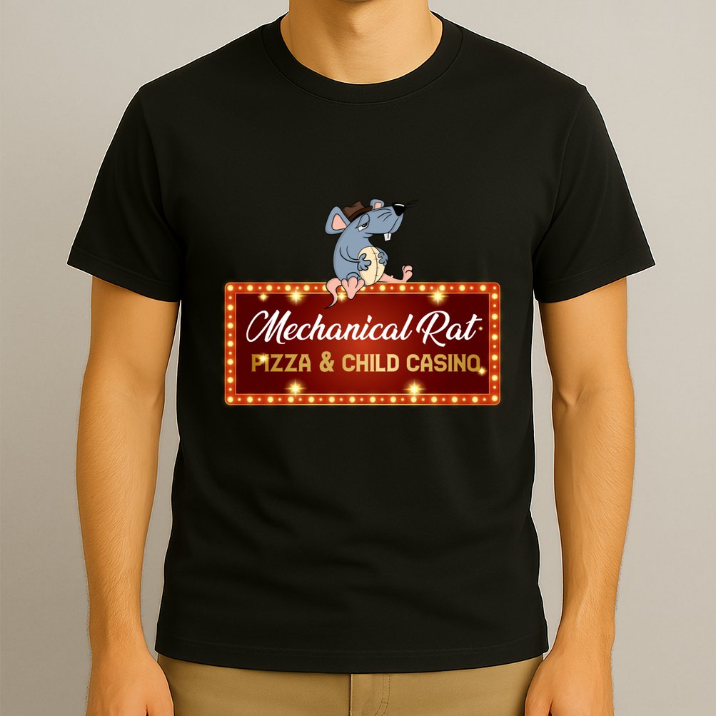 Mechanical Rat Pizza & Child Casino T-Shirt
