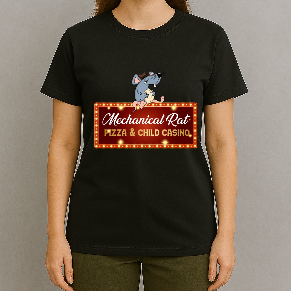 Mechanical Rat Pizza & Child Casino T-Shirt