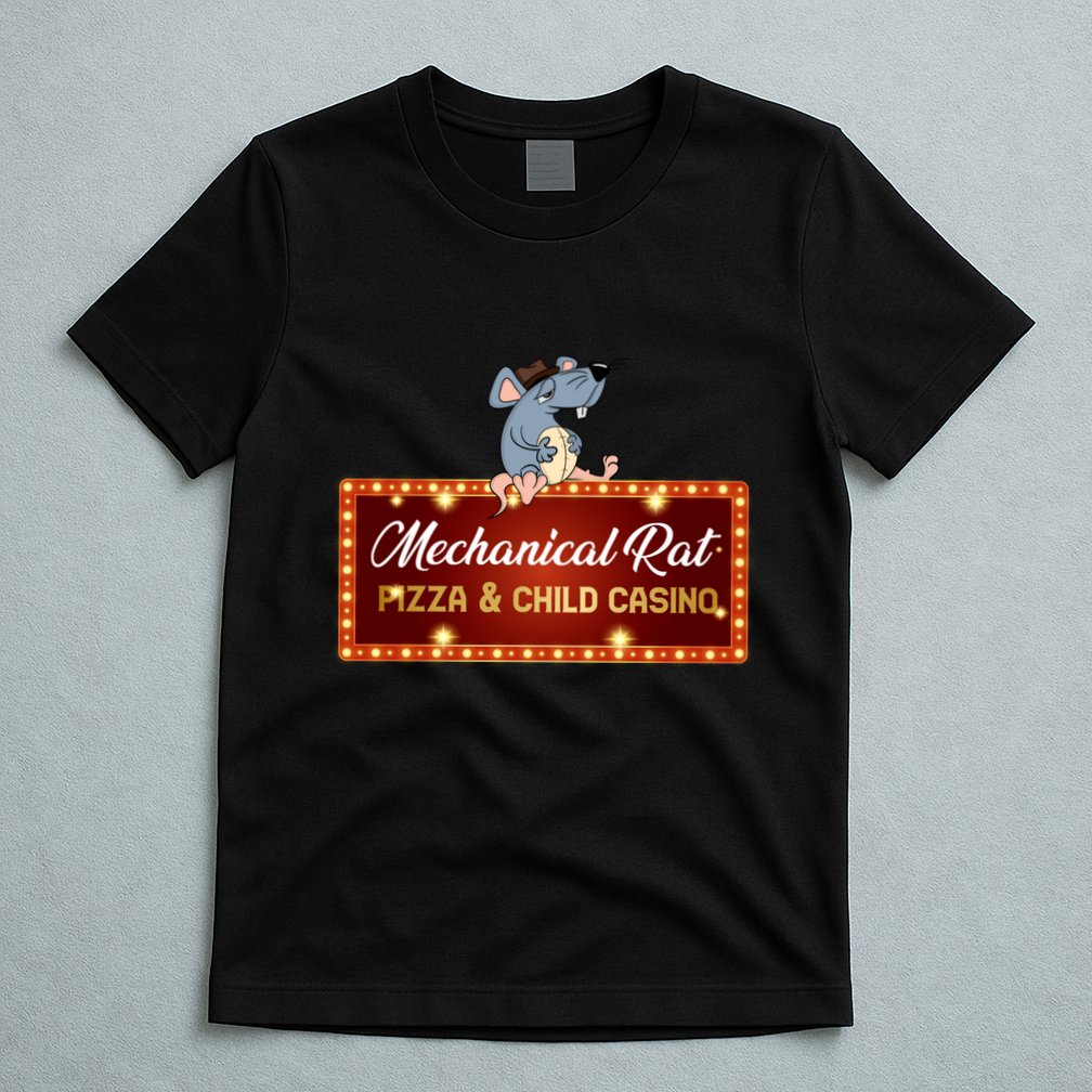 Mechanical Rat Pizza & Child Casino T-Shirt