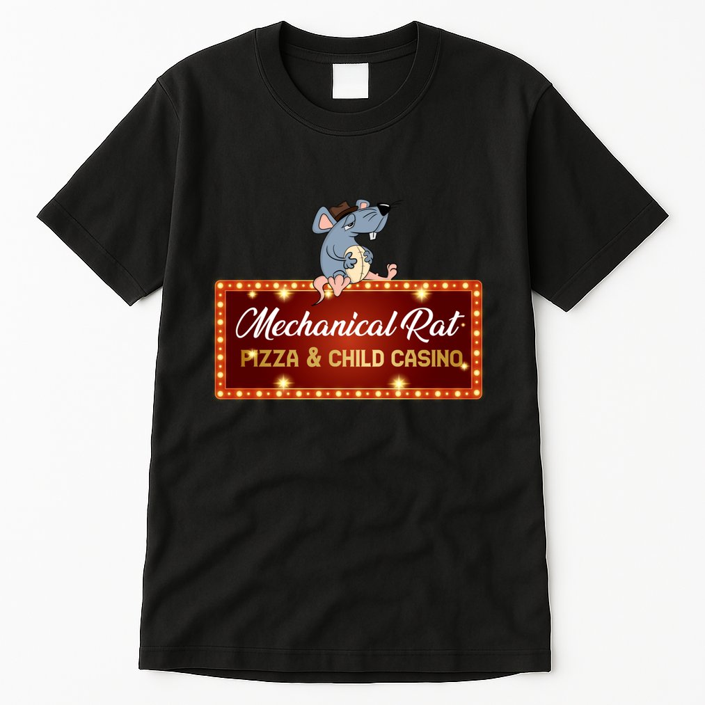 Mechanical Rat Pizza & Child Casino Tall T-Shirt
