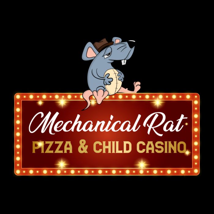 Mechanical Rat Pizza & Child Casino Tank Top
