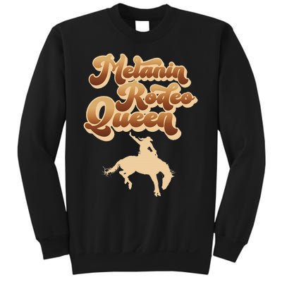 Melanin Rodeo Queen African American Southern Sweatshirt