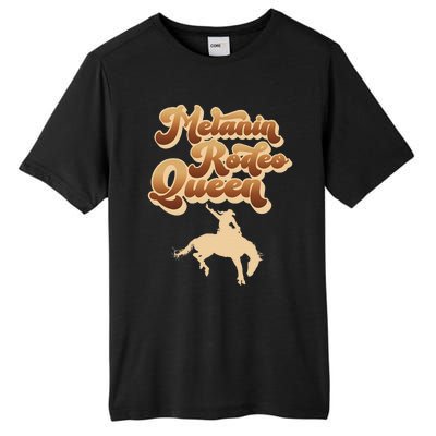 Melanin Rodeo Queen African American Southern Tall Fusion ChromaSoft Performance T-Shirt