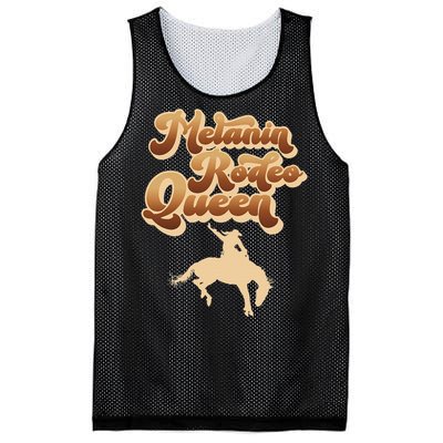 Melanin Rodeo Queen African American Southern Mesh Reversible Basketball Jersey Tank