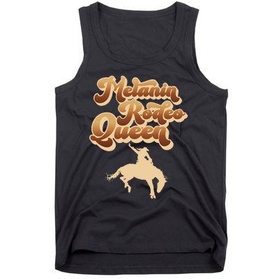 Melanin Rodeo Queen African American Southern Tank Top