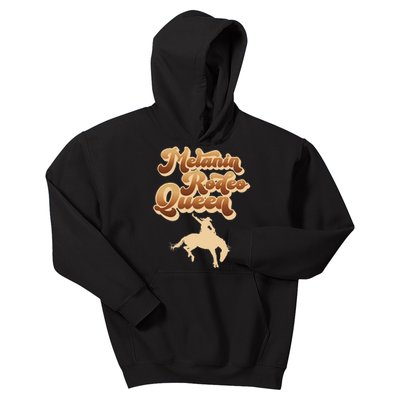 Melanin Rodeo Queen African American Southern Kids Hoodie