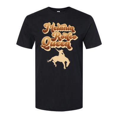 Melanin Rodeo Queen African American Southern Softstyle CVC T-Shirt