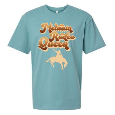 Melanin Rodeo Queen African American Southern Sueded Cloud Jersey T-Shirt