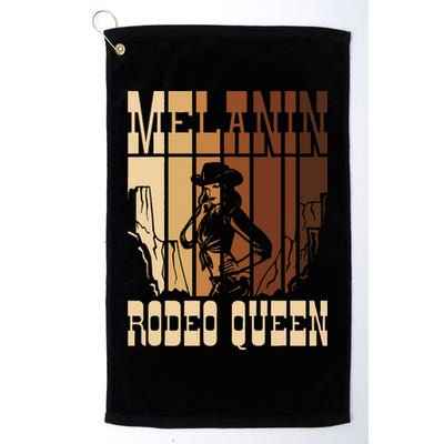 Melanin Rodeo Queen Countrygirl African American Cowgirl Golf Towel