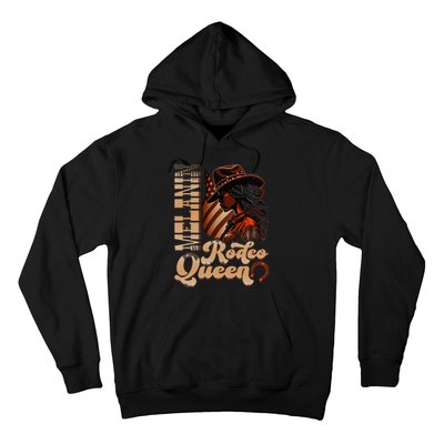 Melanin Rodeo Queen Countrygirl Africanamerican Cowgirl Hoodie