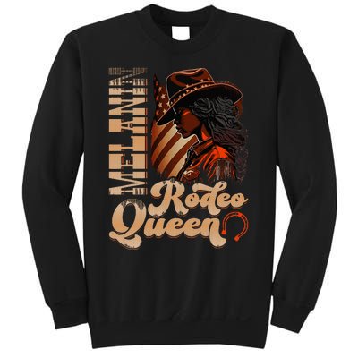 Melanin Rodeo Queen Countrygirl Africanamerican Cowgirl Sweatshirt