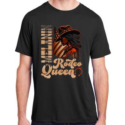 Melanin Rodeo Queen Countrygirl Africanamerican Cowgirl Adult ChromaSoft Performance T-Shirt