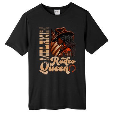 Melanin Rodeo Queen Countrygirl Africanamerican Cowgirl Tall Fusion ChromaSoft Performance T-Shirt