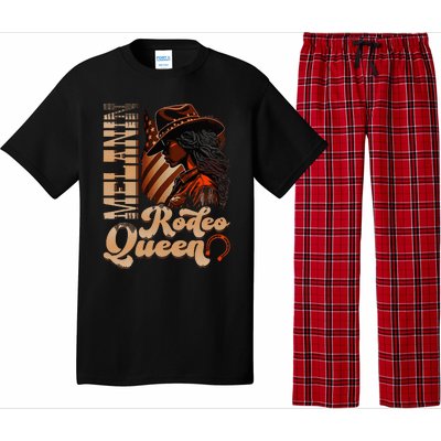 Melanin Rodeo Queen Countrygirl Africanamerican Cowgirl Pajama Set