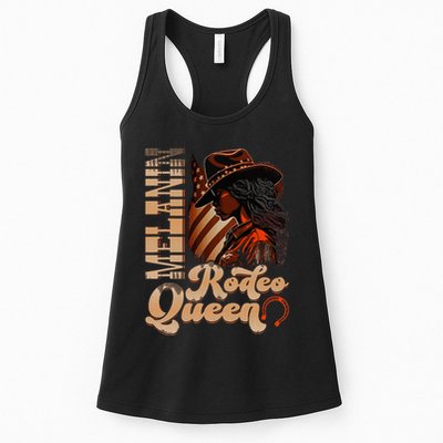 Melanin Rodeo Queen Countrygirl Africanamerican Cowgirl Womens Tank Top