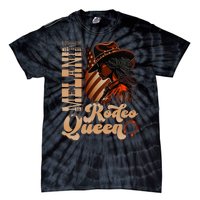 Melanin Rodeo Queen Countrygirl Africanamerican Cowgirl Tie-Dye T-Shirt