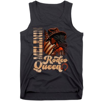 Melanin Rodeo Queen Countrygirl Africanamerican Cowgirl Tank Top