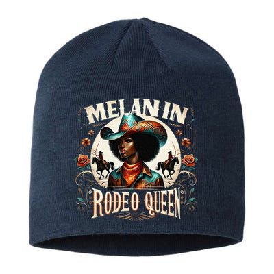 Melanin Rodeo Queen Africanamerican Melanin Cowgirl Sustainable Beanie