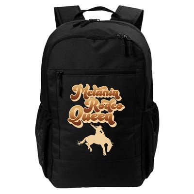 Melanin Rodeo Queen African American Southern Cowgirl Backpack