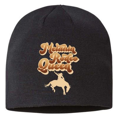 Melanin Rodeo Queen African American Southern Cowgirl Sustainable Beanie