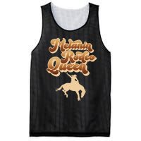 Melanin Rodeo Queen African American Southern Cowgirl Mesh Reversible Basketball Jersey Tank