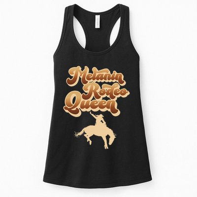 Melanin Rodeo Queen African American Southern Cowgirl Womens Tank Top