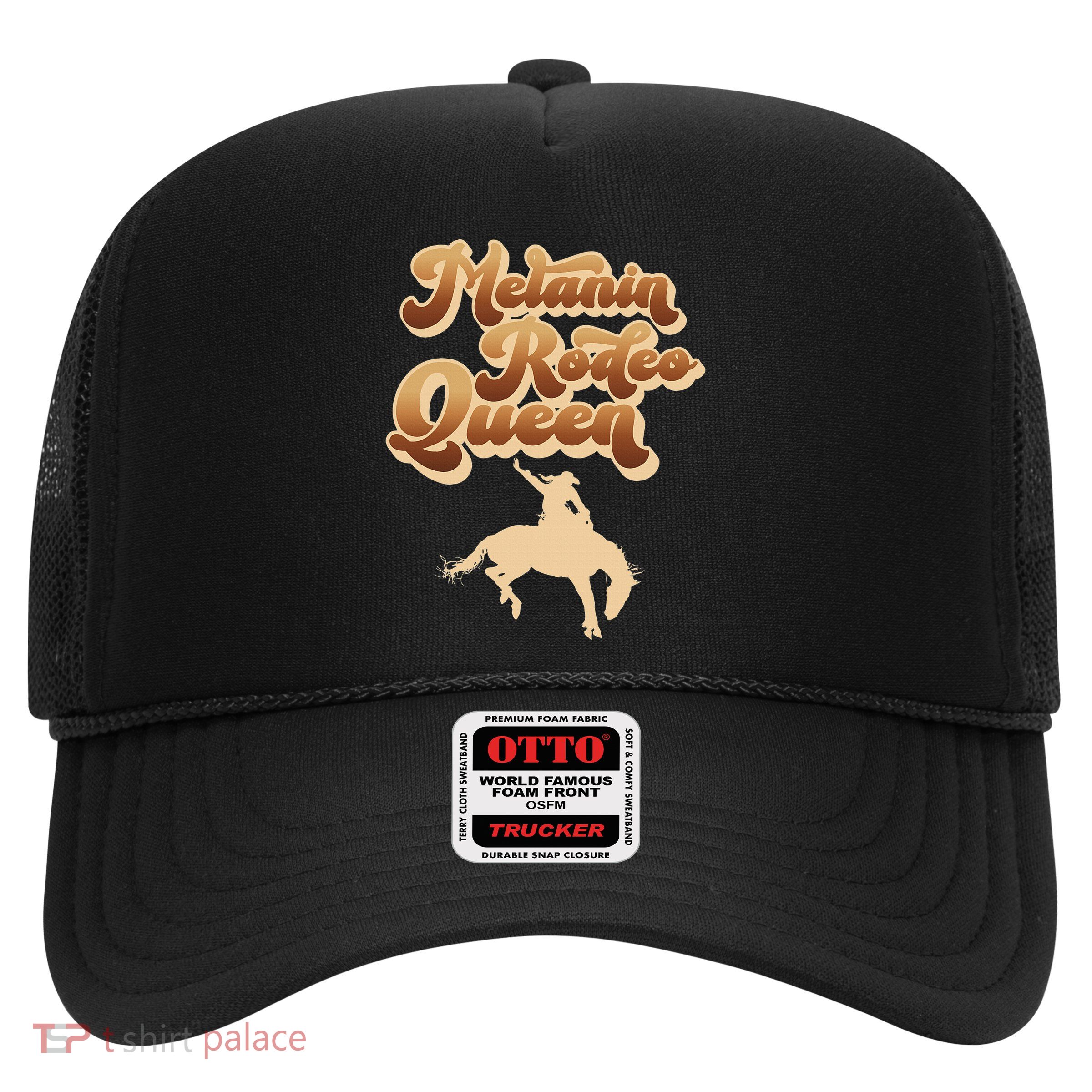 Melanin Rodeo Queen African American Southern Cowgirl Trucker Hat