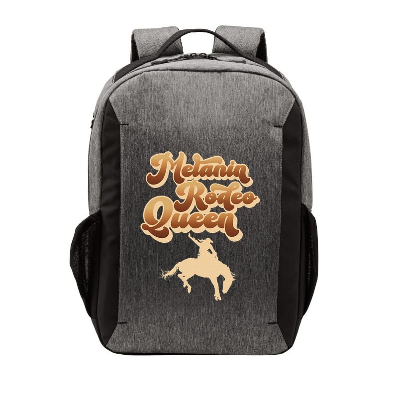 Melanin Rodeo Queen African American Southern Cowgirl Vector Backpack