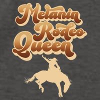 Melanin Rodeo Queen African American Southern Cowgirl Vector Backpack