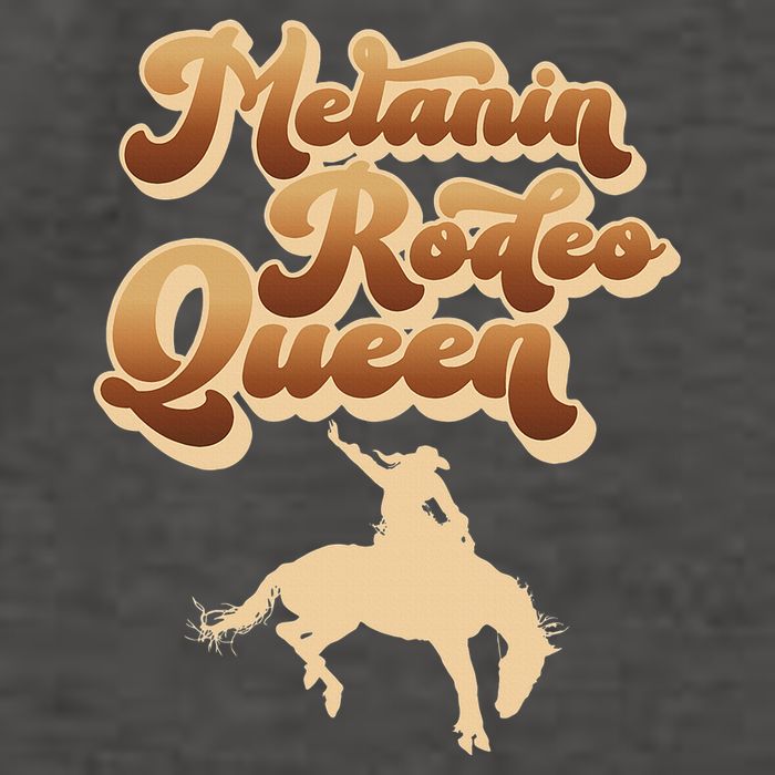 Melanin Rodeo Queen African American Southern Cowgirl Vector Backpack