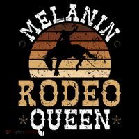 Melanin Rodeo Queen Bronc Riding African American Cowgirl Flatbill Hat