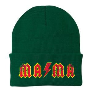 Mama Rocks Rock And Roll MotherS Day New Moms Knit Cap Winter Beanie