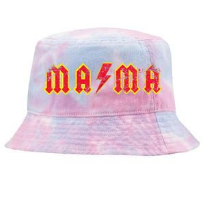 Mama Rocks Rock And Roll MotherS Day New Moms Tie-Dyed Bucket Hat