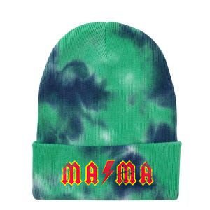 Mama Rocks Rock And Roll MotherS Day New Moms Tie Dye 12in Knit Beanie