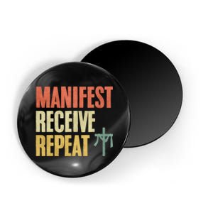 Manifest Receive Repeat Positive Thinking Law Of Attraction Magnet